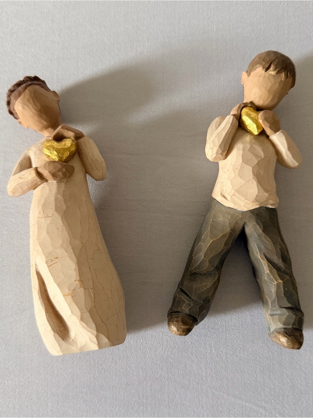 Willow Tree Heart of Gold Figurines Boy & Girl